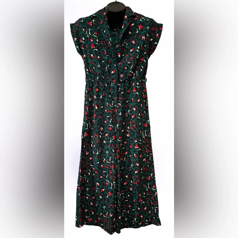 Japna Alice Jumpsuit Wide Leg short cap sleeves